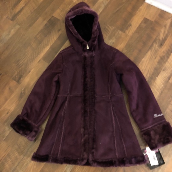 NWT Girls Shearling coat - Picture 1 of 5